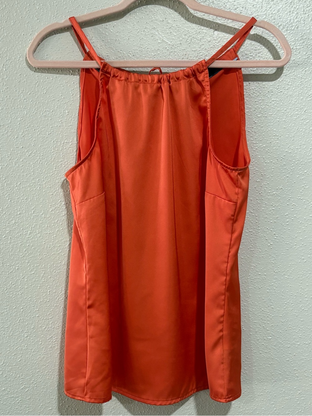 Tommy Hilfiger Satin Cami Tank Top Orange Size Medium